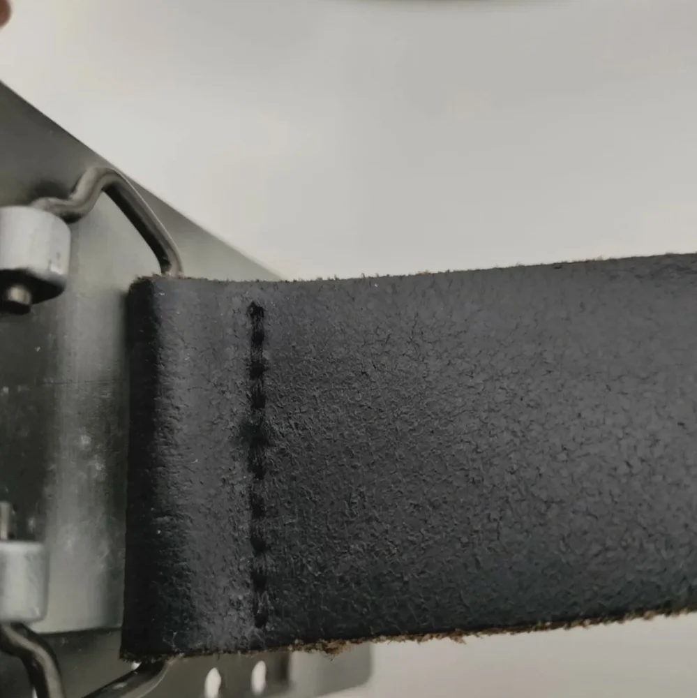 River Island Cassette Heavy Metal Buckle Belt Mens S (36in) - Picture 8 of 9